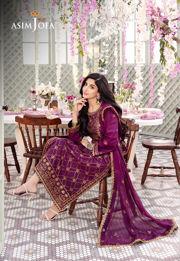 Asim Jofa Dhanak Rang Luxury Festive Collection AJCF-07 - Image 8