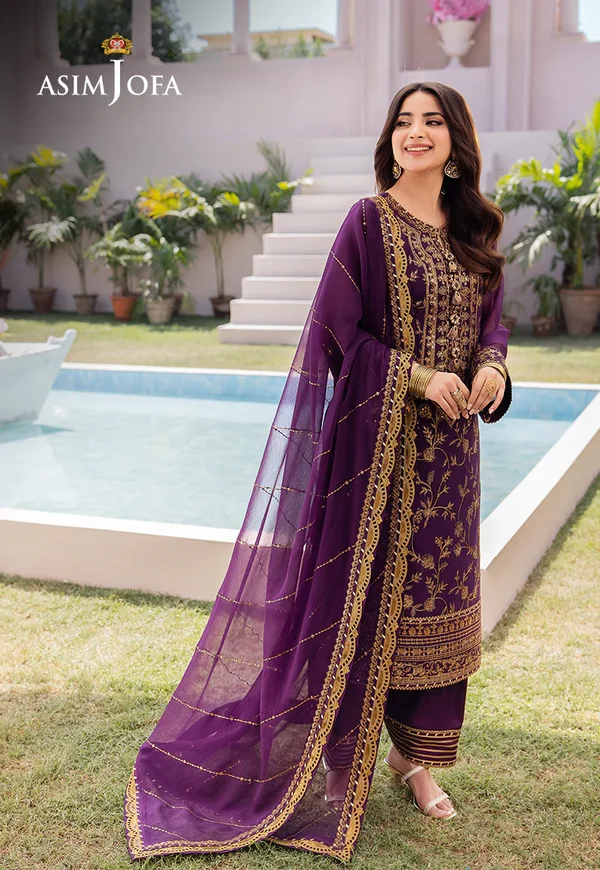 Asim Jofa Dhanak Rang Luxury Festive Collection AJCF-08