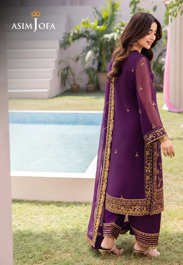 Asim Jofa Dhanak Rang Luxury Festive Collection AJCF-08 - Image 2
