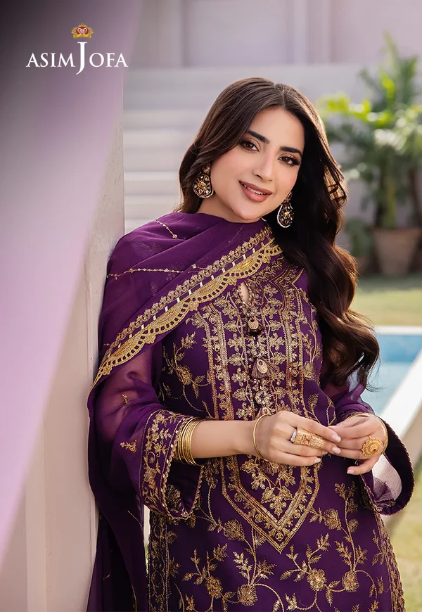 Asim Jofa Dhanak Rang Luxury Festive Collection AJCF-08 - Image 4