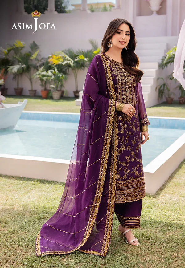 Asim Jofa Dhanak Rang Luxury Festive Collection AJCF-08 - Image 5