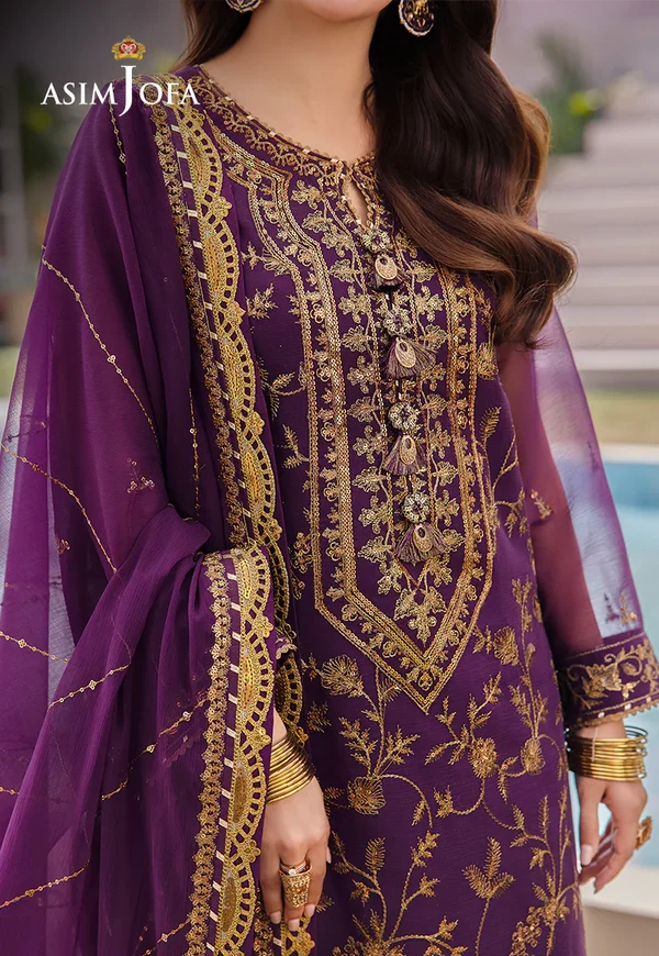Asim Jofa Dhanak Rang Luxury Festive Collection AJCF-08 - Image 6