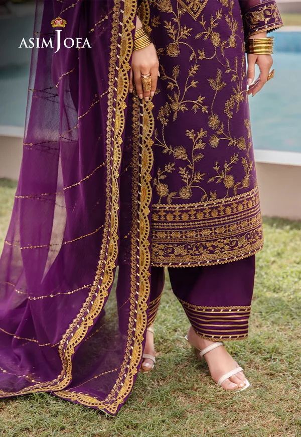 Asim Jofa Dhanak Rang Luxury Festive Collection AJCF-08 - Image 10