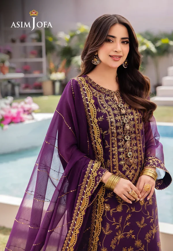 Asim Jofa Dhanak Rang Luxury Festive Collection AJCF-08 - Image 7