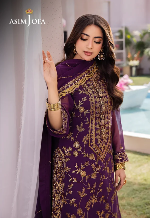 Asim Jofa Dhanak Rang Luxury Festive Collection AJCF-08 - Image 9