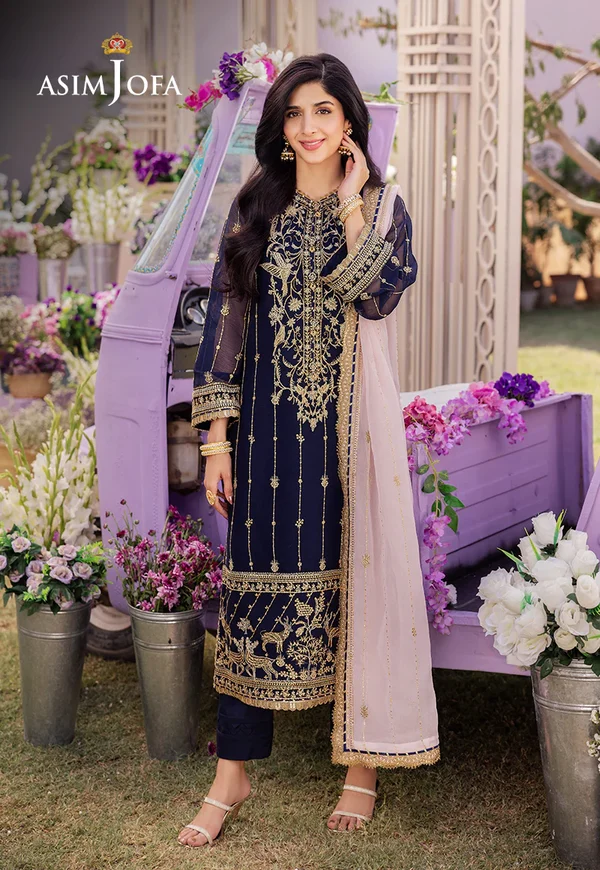 Asim Jofa Dhanak Rang Luxury Festive Collection AJCF-09