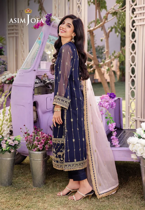 Asim Jofa Dhanak Rang Luxury Festive Collection AJCF-09 - Image 6