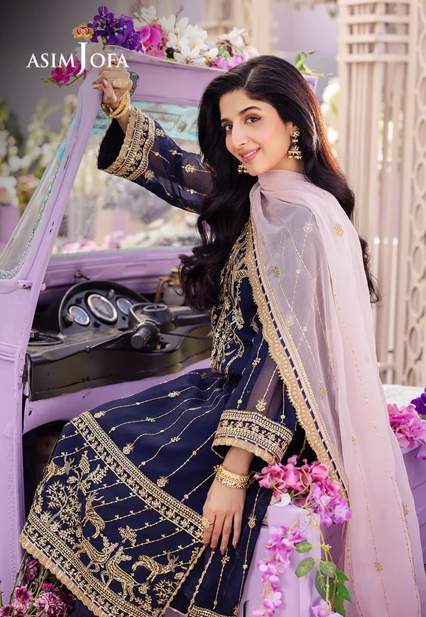 Asim Jofa Dhanak Rang Luxury Festive Collection AJCF-09 - Image 8