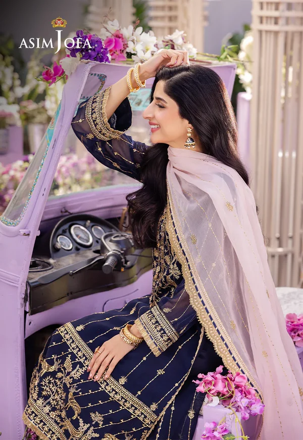 Asim Jofa Dhanak Rang Luxury Festive Collection AJCF-09 - Image 10
