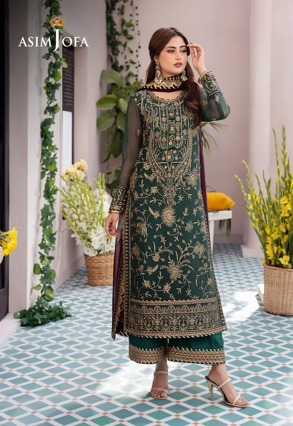 Asim Jofa Dhanak Rang Luxury Festive Collection AJCF-10 - Image 11