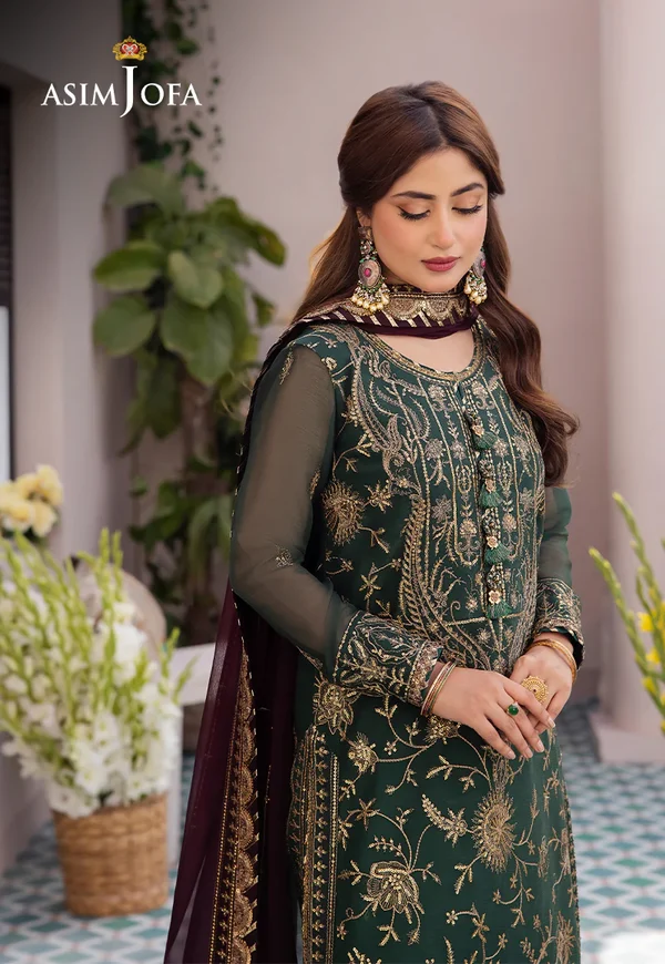 Asim Jofa Dhanak Rang Luxury Festive Collection AJCF-10 - Image 4