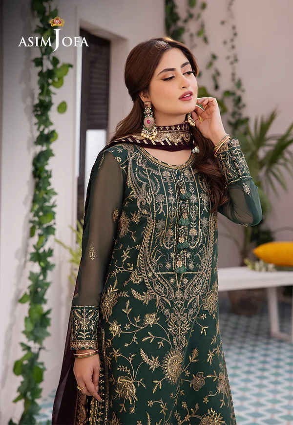 Asim Jofa Dhanak Rang Luxury Festive Collection AJCF-10 - Image 5