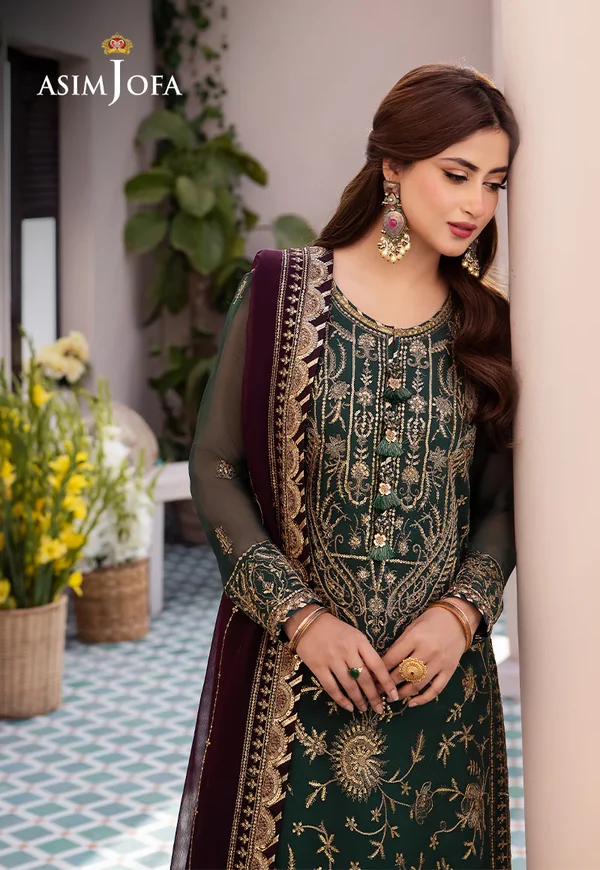 Asim Jofa Dhanak Rang Luxury Festive Collection AJCF-10 - Image 7