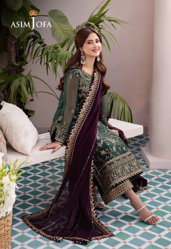 Asim Jofa Dhanak Rang Luxury Festive Collection AJCF-10 - Image 9