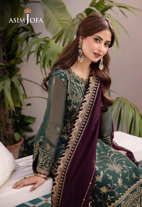 Asim Jofa Dhanak Rang Luxury Festive Collection AJCF-10 - Image 10
