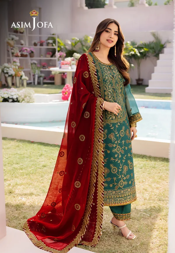 Asim Jofa Dhanak Rang Luxury Festive Collection AJCF-11 - Image 2