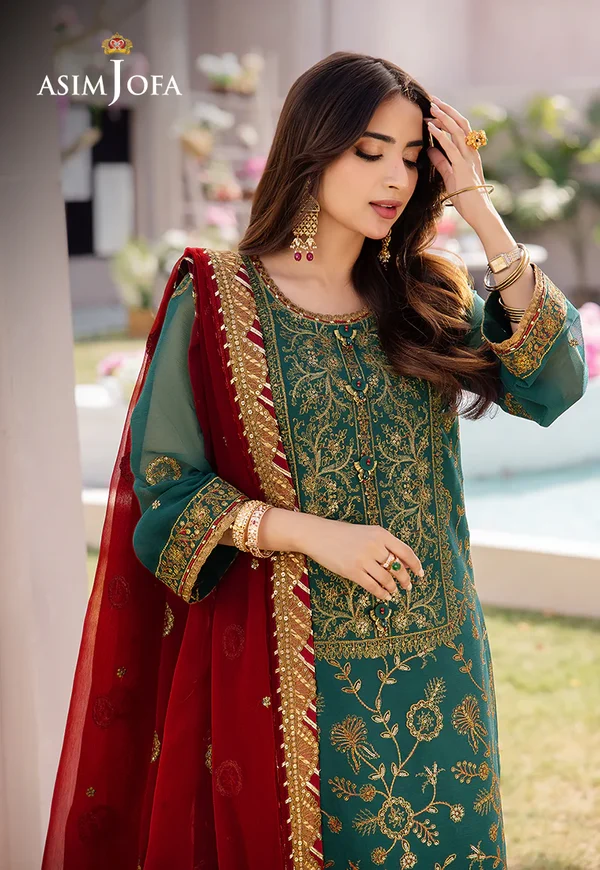 Asim Jofa Dhanak Rang Luxury Festive Collection AJCF-11 - Image 3