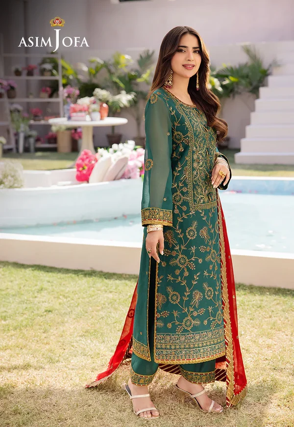 Asim Jofa Dhanak Rang Luxury Festive Collection AJCF-11 - Image 4