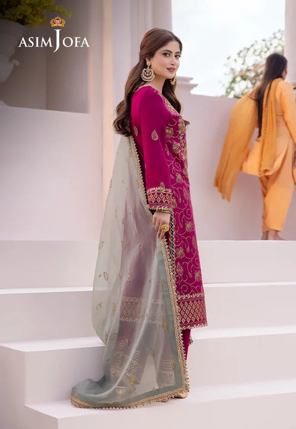 Asim Jofa Dhanak Rang Luxury Festive Collection AJCF-12 - Image 2