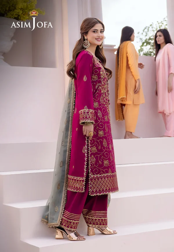Asim Jofa Dhanak Rang Luxury Festive Collection AJCF-12 - Image 4