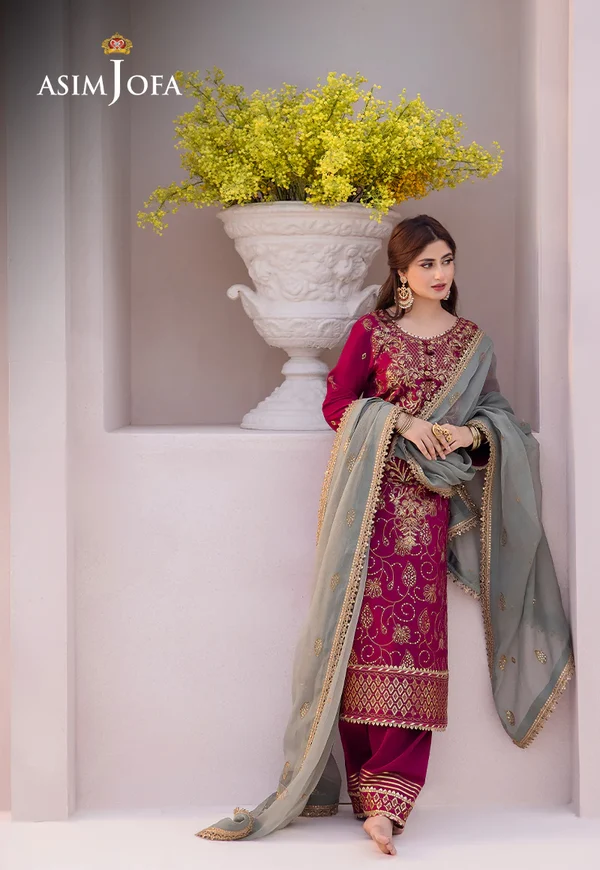 Asim Jofa Dhanak Rang Luxury Festive Collection AJCF-12 - Image 6