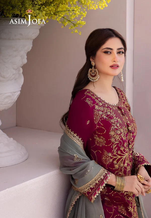Asim Jofa Dhanak Rang Luxury Festive Collection AJCF-12 - Image 7