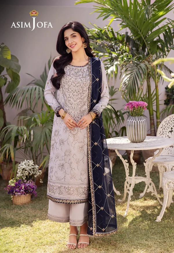 Asim Jofa Dhanak Rang Luxury Festive Collection AJCF-13 - Image 3