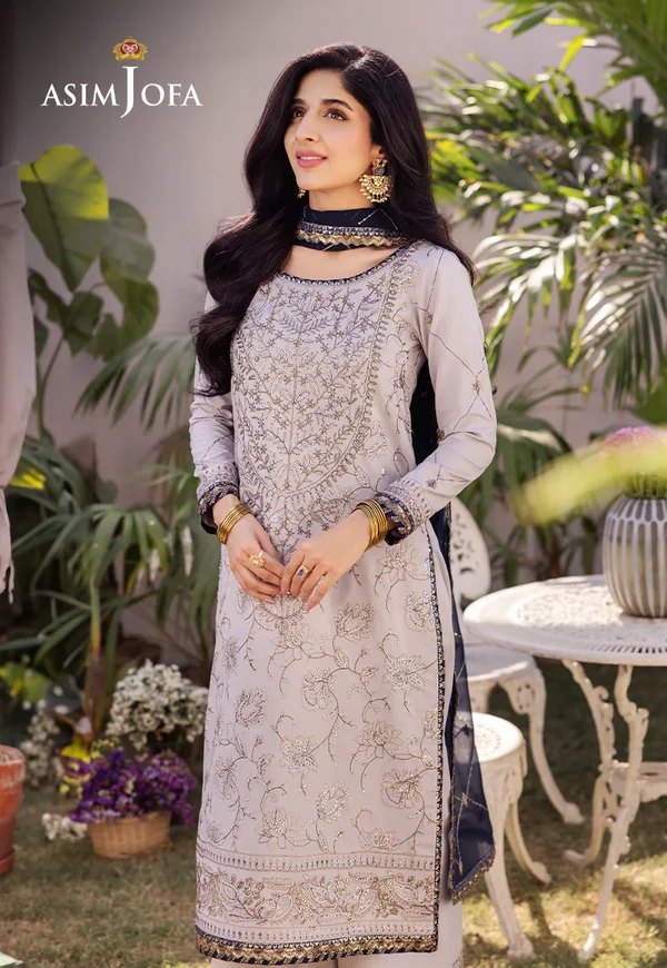 Asim Jofa Dhanak Rang Luxury Festive Collection AJCF-13 - Image 5