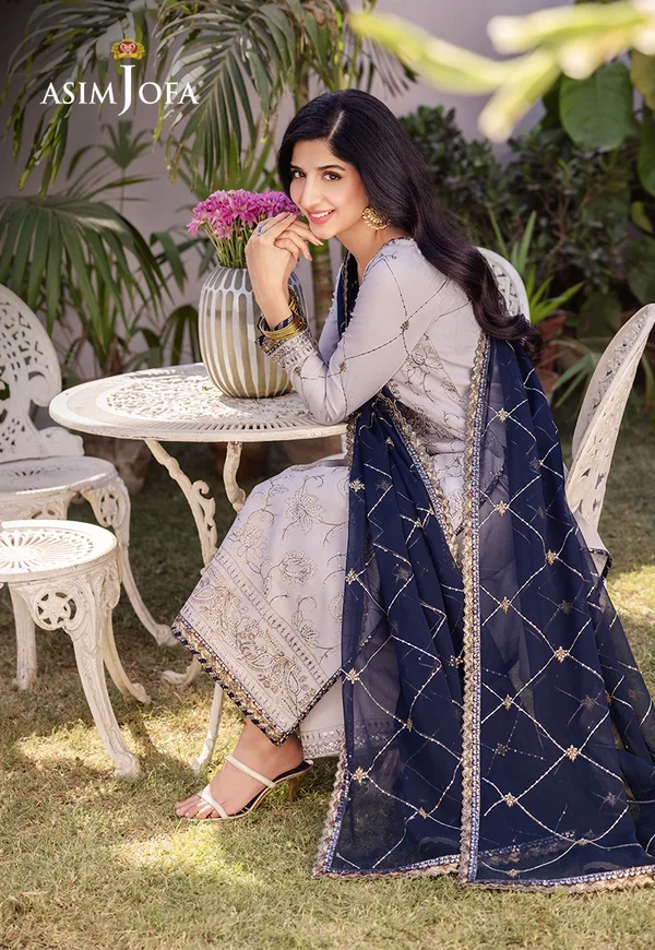 Asim Jofa Dhanak Rang Luxury Festive Collection AJCF-13 - Image 7