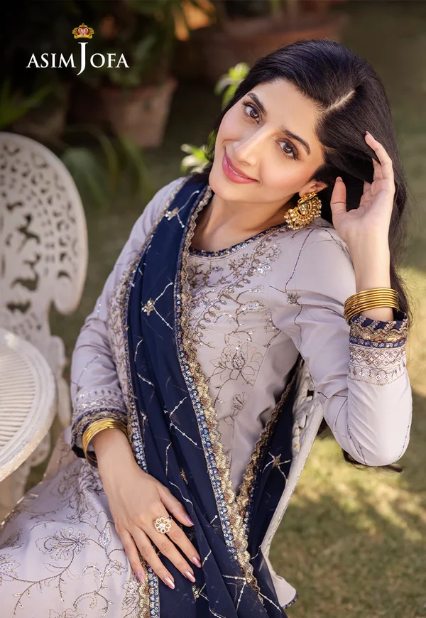 Asim Jofa Dhanak Rang Luxury Festive Collection AJCF-13 - Image 9