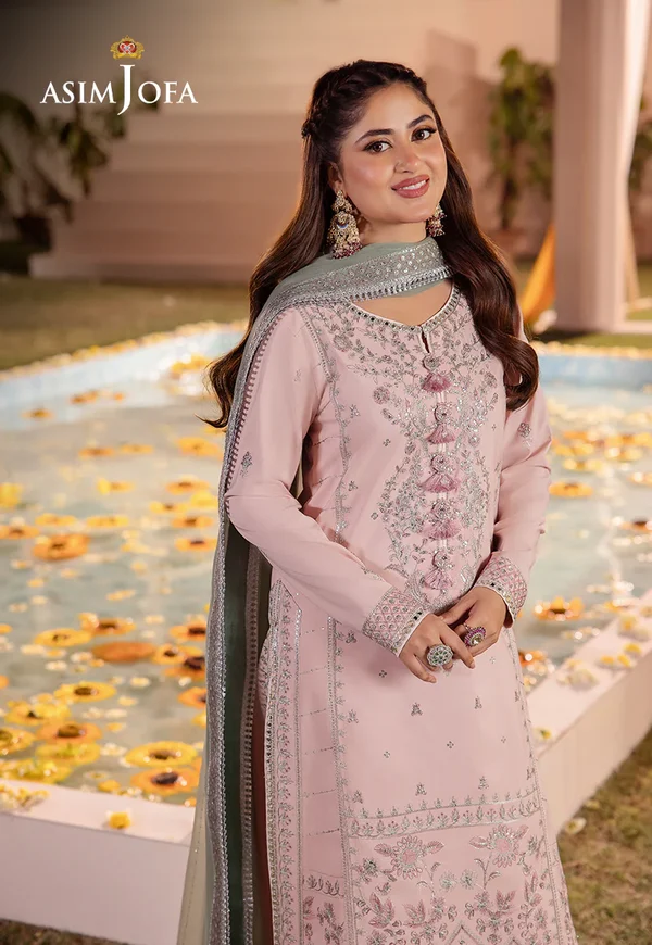 Asim Jofa Dhanak Rang Luxury Festive Collection AJCF-14 - Image 6