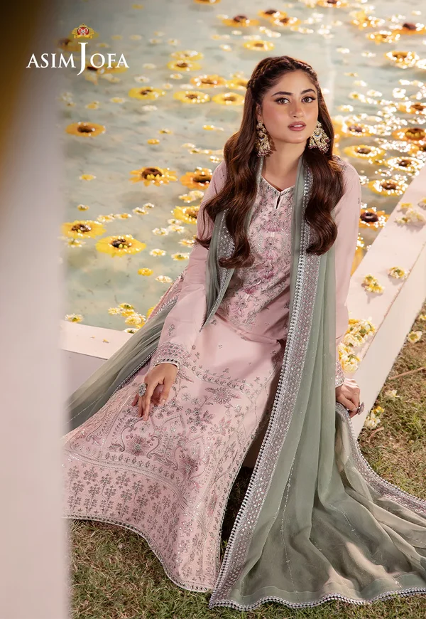 Asim Jofa Dhanak Rang Luxury Festive Collection AJCF-14 - Image 8