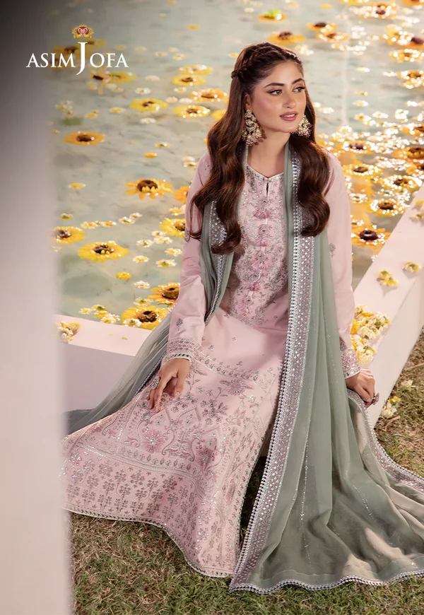 Asim Jofa Dhanak Rang Luxury Festive Collection AJCF-14 - Image 9