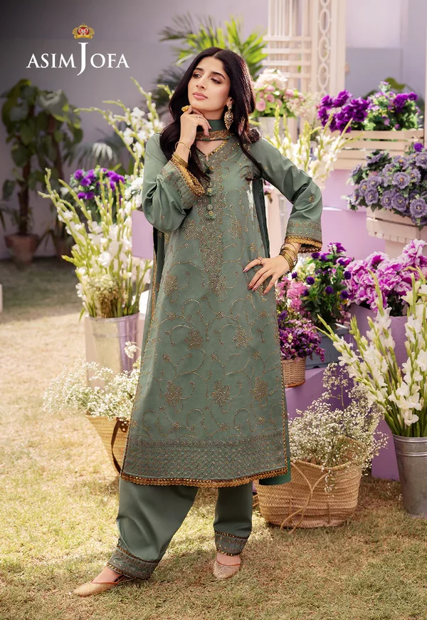 Asim Jofa Dhanak Rang Luxury Festive Collection AJCF-15