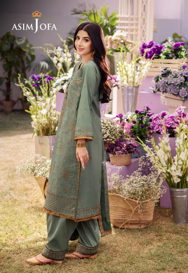 Asim Jofa Dhanak Rang Luxury Festive Collection AJCF-15 - Image 3