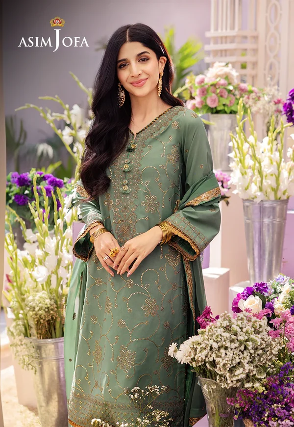Asim Jofa Dhanak Rang Luxury Festive Collection AJCF-15 - Image 5