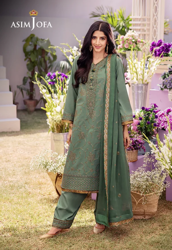 Asim Jofa Dhanak Rang Luxury Festive Collection AJCF-15 - Image 6