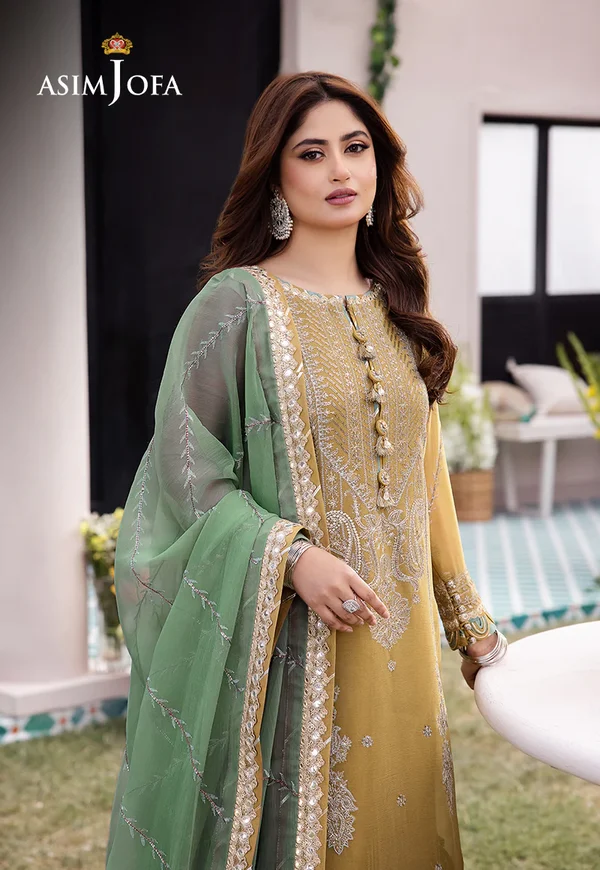 Asim Jofa Dhanak Rang Luxury Festive Collection AJCF-16 - Image 3