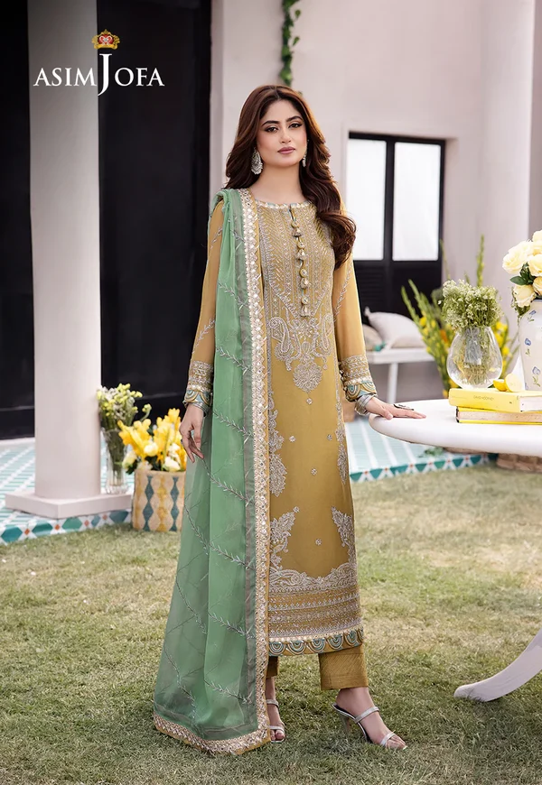 Asim Jofa Dhanak Rang Luxury Festive Collection AJCF-16 - Image 6