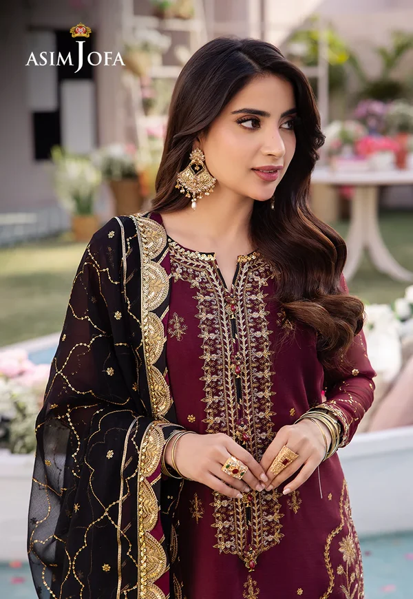 Asim Jofa Dhanak Rang Luxury Festive Collection AJCF-18 - Image 7