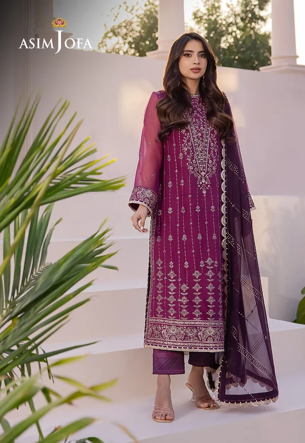 Asim Jofa Dhanak Rang Luxury Festive Collection AJCF-19 - Image 3