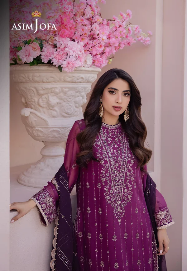 Asim Jofa Dhanak Rang Luxury Festive Collection AJCF-19 - Image 7