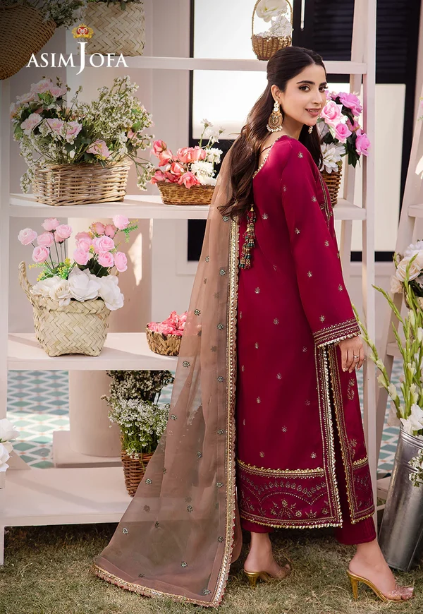 Asim Jofa Dhanak Rang Luxury Festive Collection AJCF-20 - Image 2