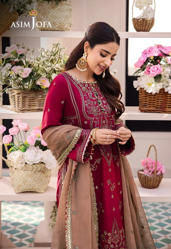 Asim Jofa Dhanak Rang Luxury Festive Collection AJCF-20 - Image 5