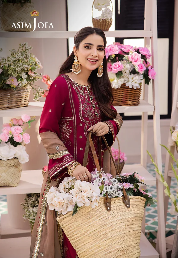 Asim Jofa Dhanak Rang Luxury Festive Collection AJCF-20 - Image 6