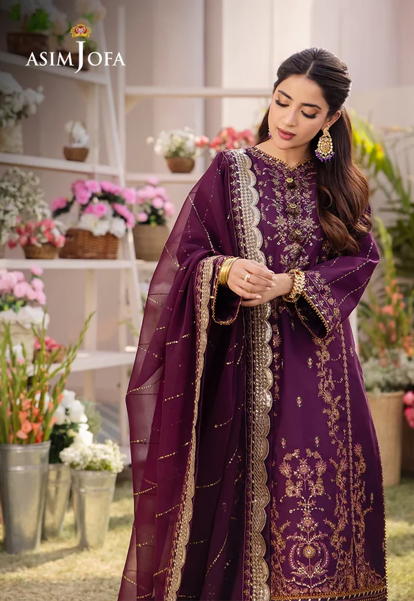 Asim Jofa Dhanak Rang Luxury Festive Collection AJCF-22 - Image 3