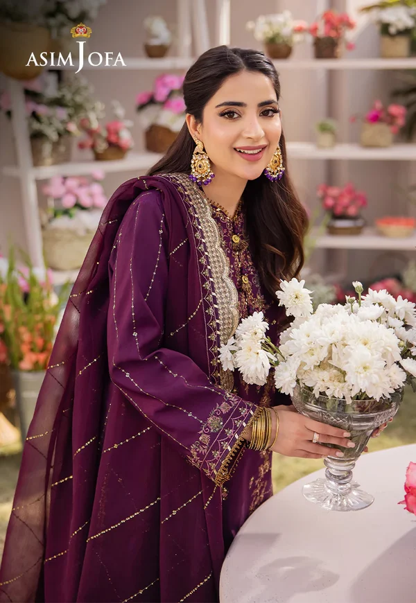 Asim Jofa Dhanak Rang Luxury Festive Collection AJCF-22 - Image 5