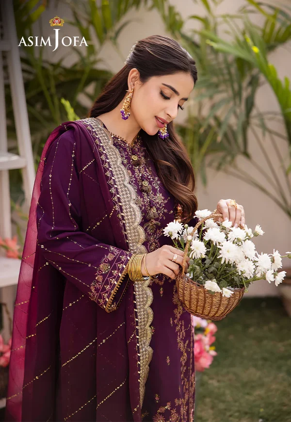 Asim Jofa Dhanak Rang Luxury Festive Collection AJCF-22 - Image 9