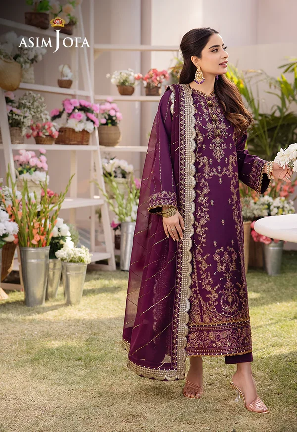 Asim Jofa Dhanak Rang Luxury Festive Collection AJCF-22 - Image 10