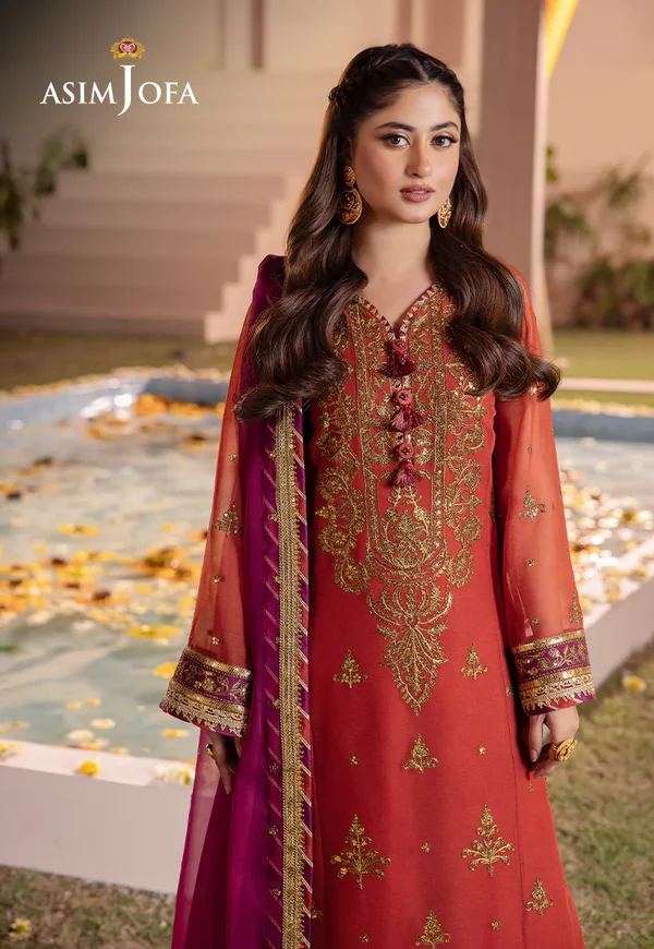 Asim Jofa Dhanak Rang Luxury Festive Collection AJCF-24 - Image 3